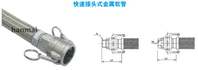 快速接头金属软管